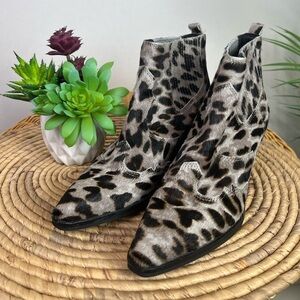 Sam Edelman Animal Print Ankle Booties
